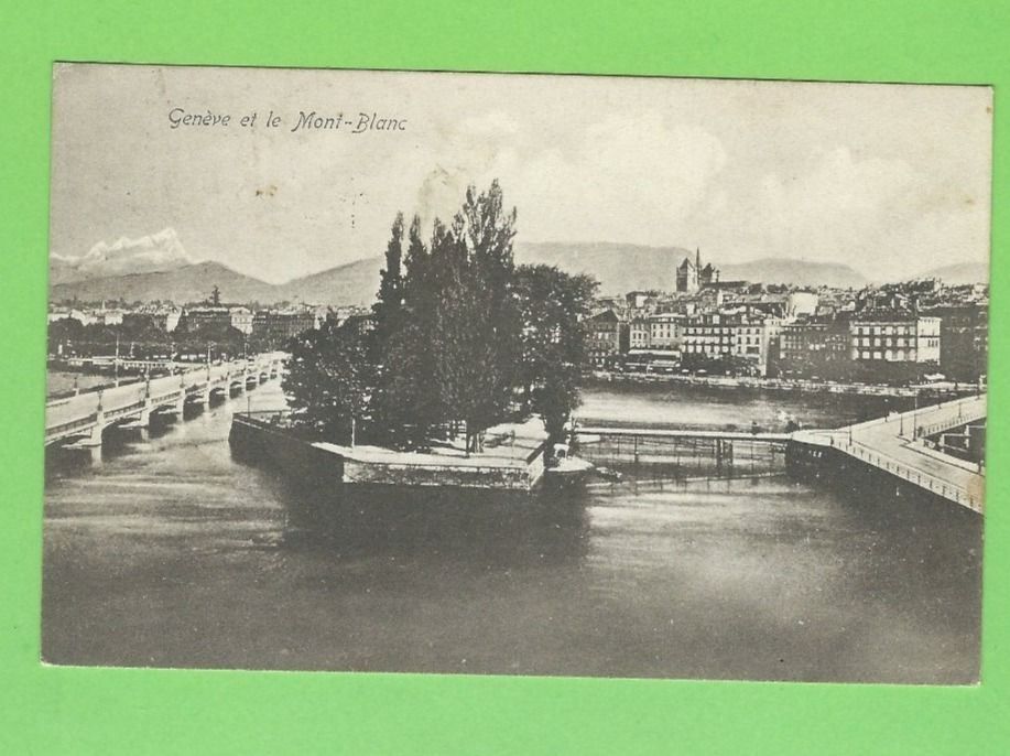 Cartes postales: Genève et le Mont-Blanc – D'occasion à Zürich par t24_de