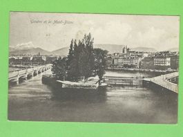 Genève et le Mont-Blanc