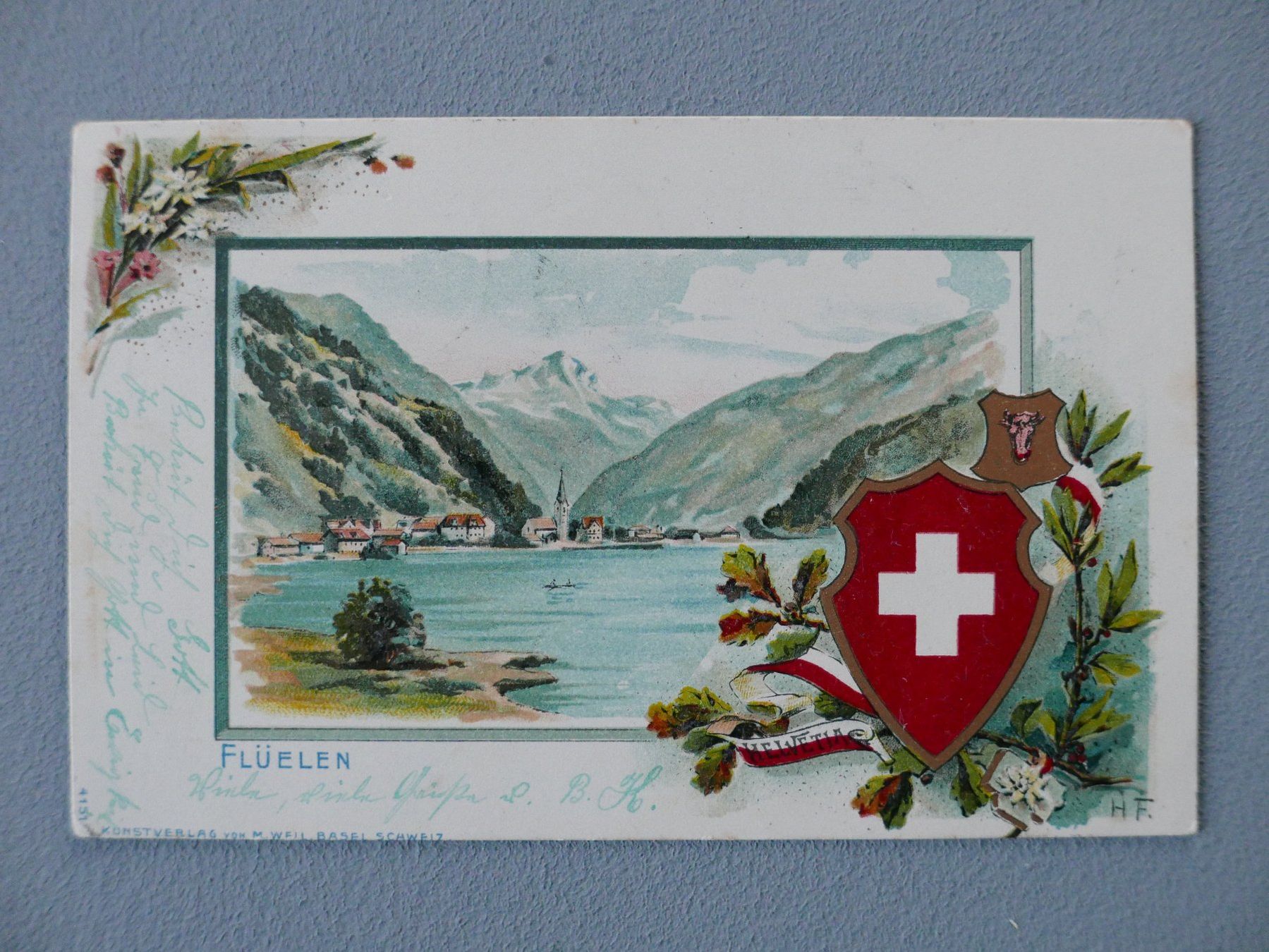 Cartoline postali: ANTIKE ANSICHTSKARTEN FLÜELEN HERGISWIL WEGGIS – Usato da Balgach venduto da Zwischenraum 1