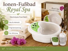 Ionen-Fussbad / Elektrolyse-Fussbad Royal Spa  neu