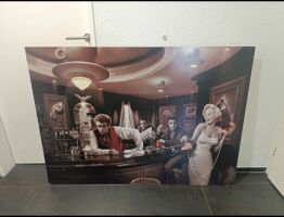 James Dean, Elvis & Marilyn, Kunstdruck auf Leinwand