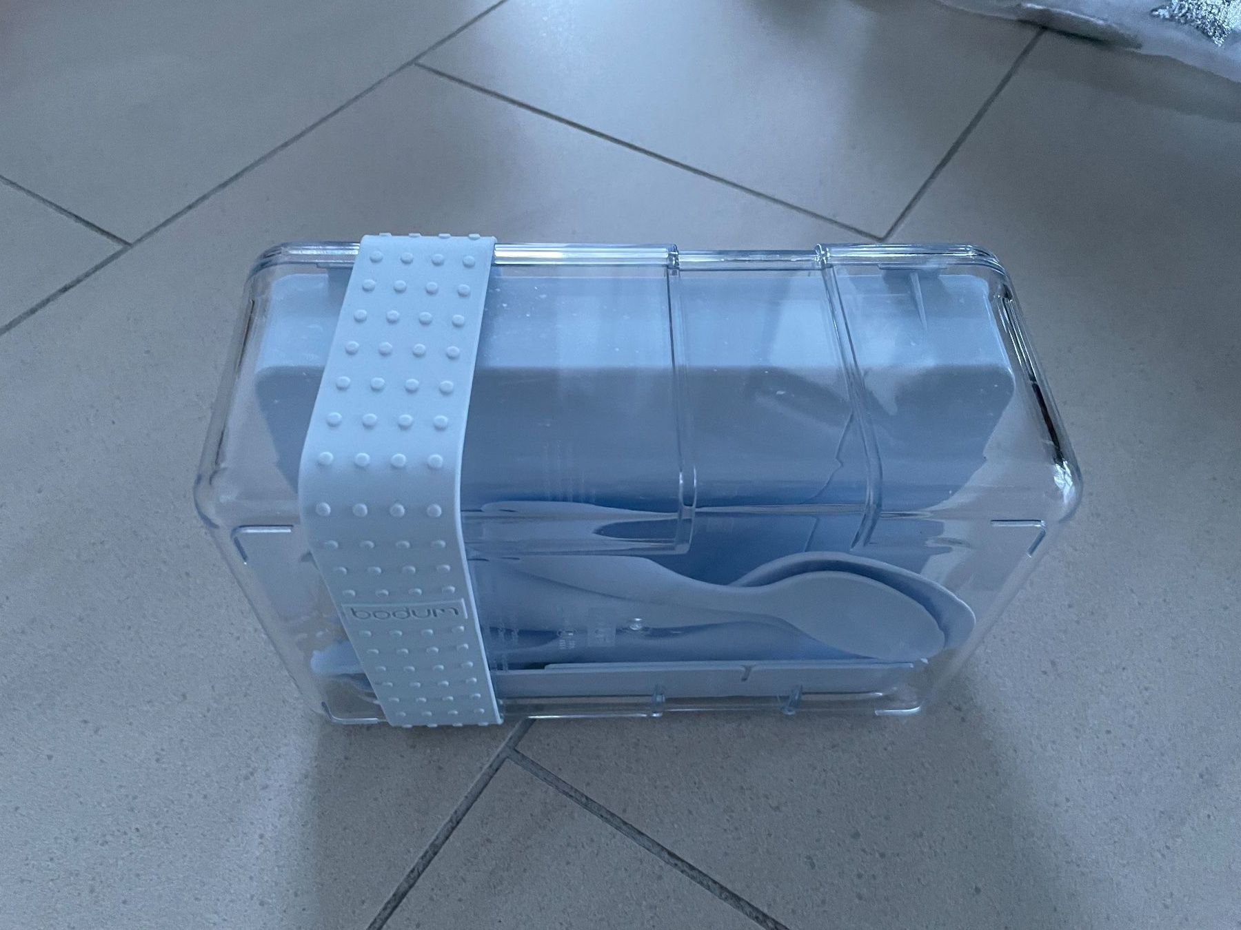Bodum Contenitori & Simili: Praktische Bodum Lunchbox mit Besteck, Hellblau – Usato da Zug venduto da falama 3