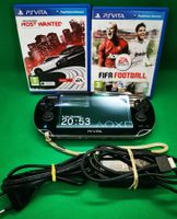 PS Vita Playstation Konsole Schwarz + 2 Spiele OVP guter Zus