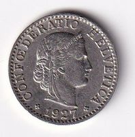 Schweiz 20 Rappen 1927