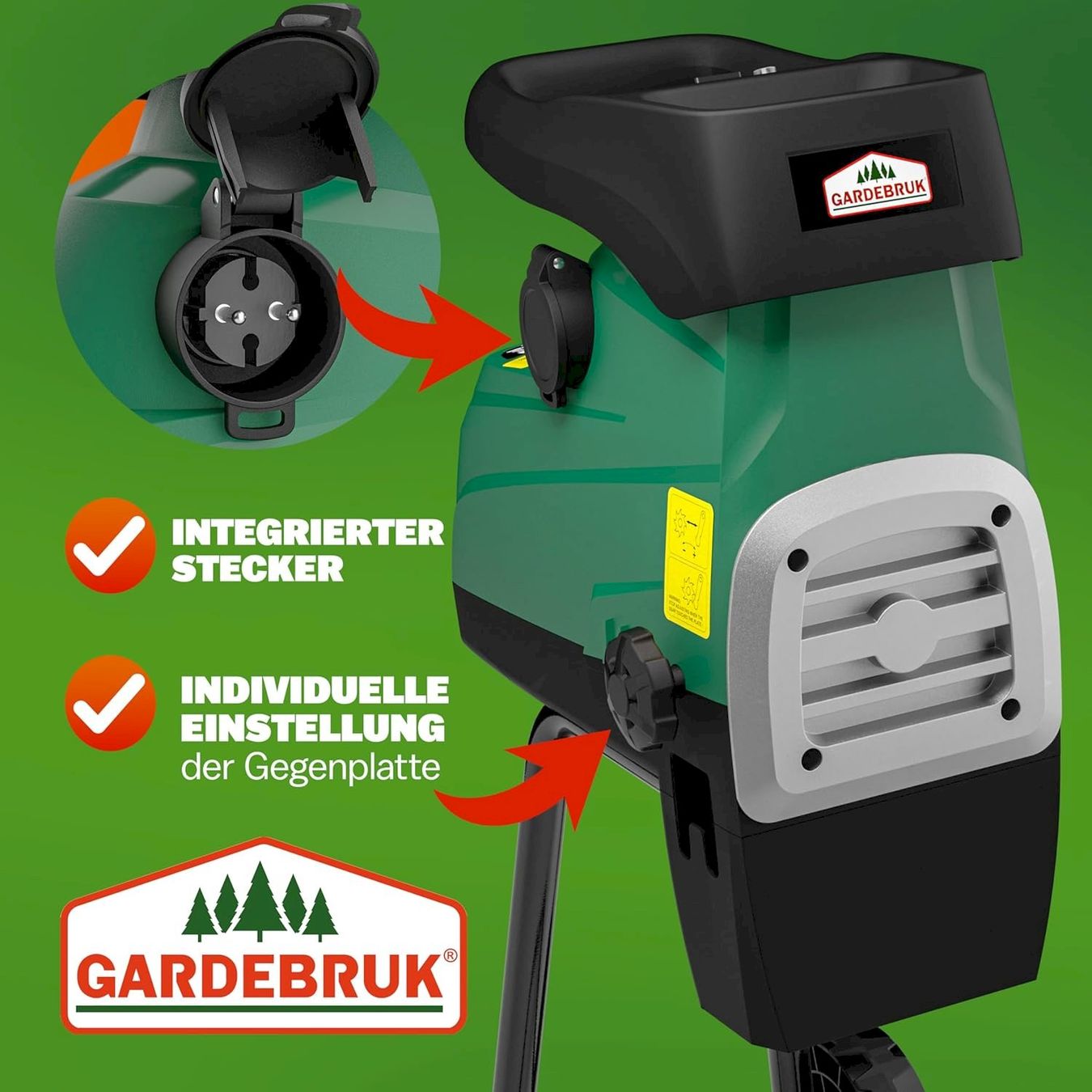 Trinciatrici: Gardebruk Leisehäcksler Schredder Garten – Nuovo e nell'imballaggio originale da Bottighofen venduto da zaap 4