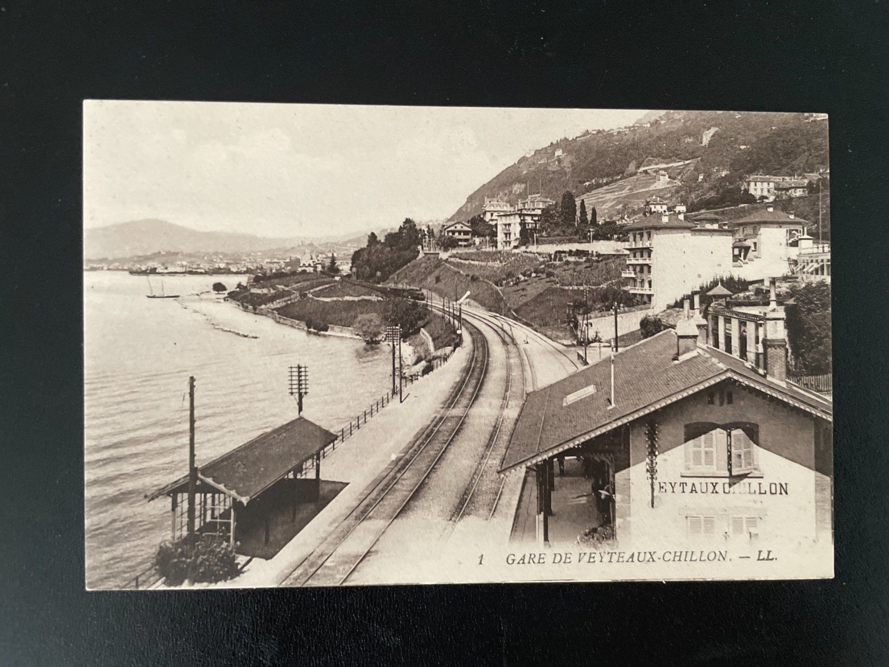 Cartoline postali: AK VD Gare de Veyteaux-Chillon – Usato da Thal venduto da Danny82