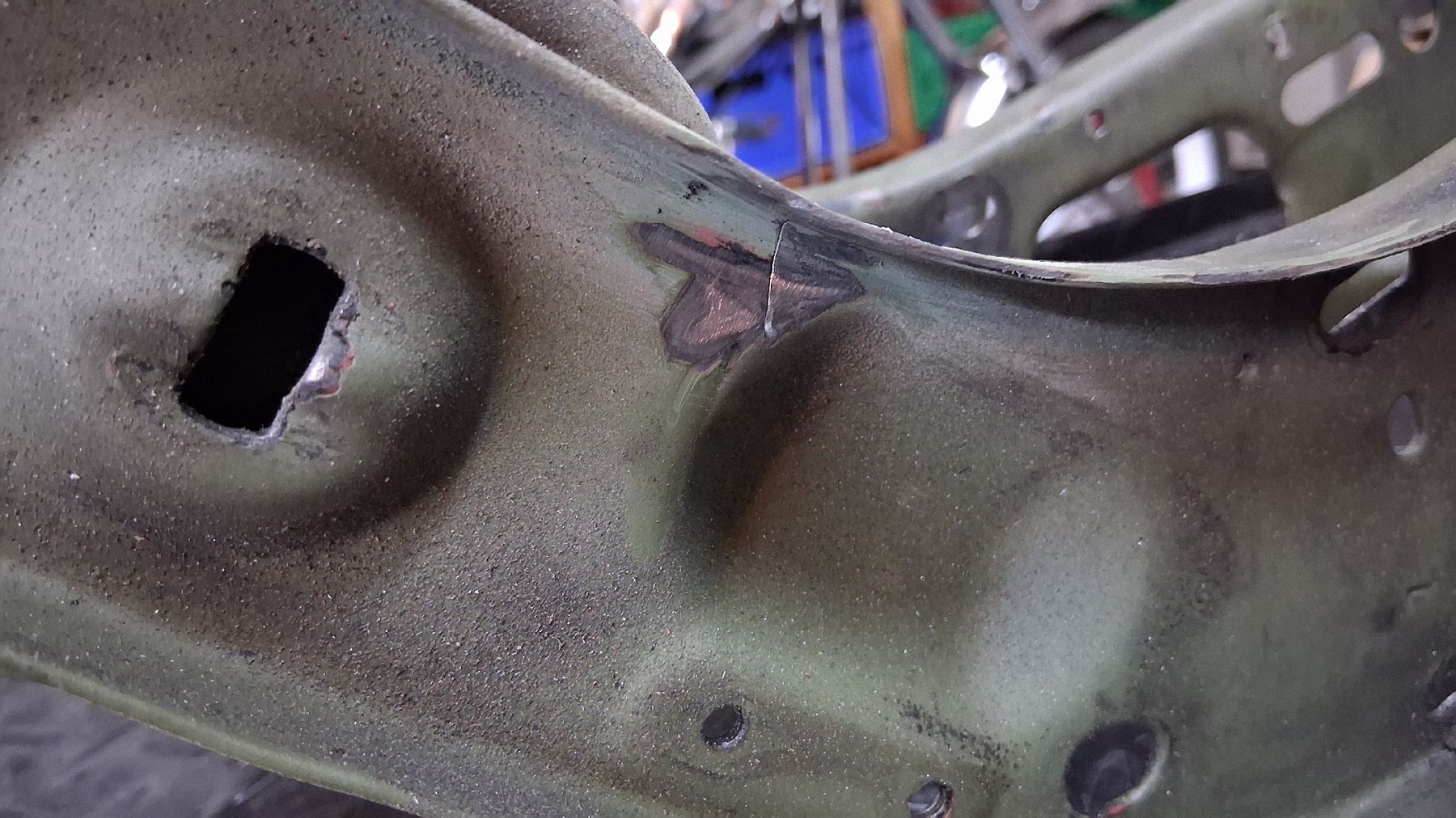 Piaggio Parti ricambio per ciclomotori: Piaggio Ciao Rahmen mit Ausweis – Difettoso da Wolfenschiessen venduto da 2-stroke-garage 6