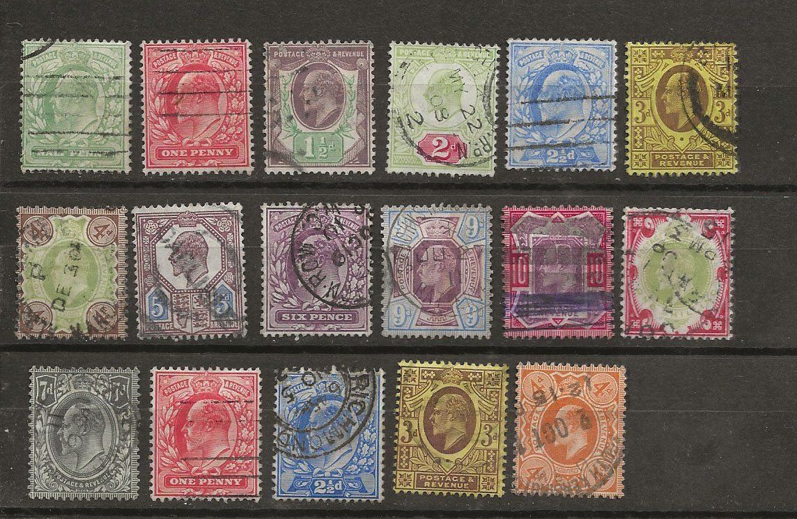 Tutti i francobolli: Royaume Uni Edward VII 1902 – Usato da Sion venduto da PierreP01