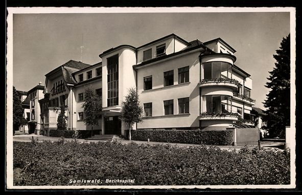 Cartes postales: AK Sumiswald, Bezirksspital – D'occasion à Berlin par bartko-reher