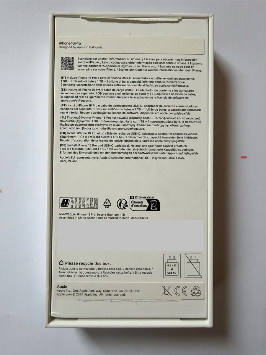 Apple Telefoni cellulari / Smartphones: iPhone 16 Pro, 1 TB, Desert Titanium – Usato da Zürich venduto da gat_nc8r 2