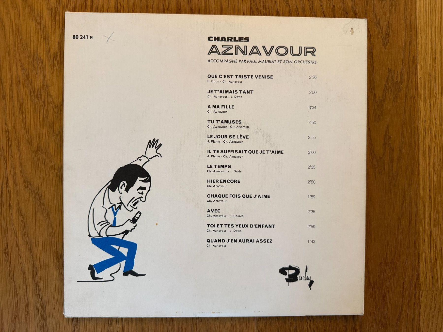 Schallplatten: Vynil 33 Charles Aznavour – Gebraucht aus Founex von MaevaMatahi 4