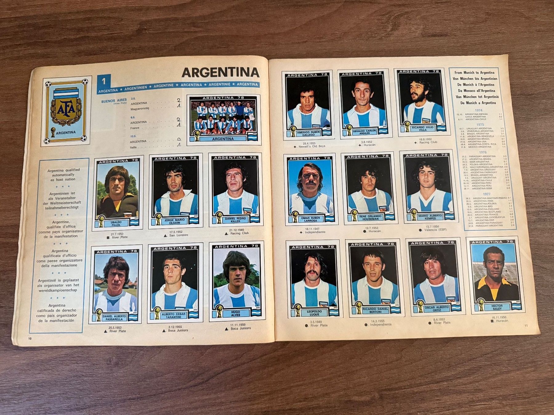 Panini Album: Album Panini WM 1978 - Komplett – Usato da Chiggiogna venduto da TheLegend88 2