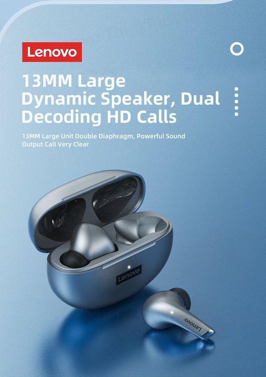 Lenovo LP5 Bluetooth Kopfhörer mit Touchbedienung 9