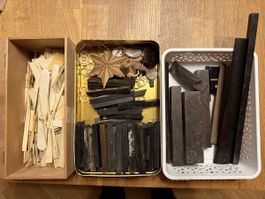 Ebenholz und andere Materialien von Geigenbauer Violine