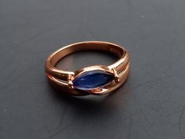 Vergoldet Ring, Grösse 7 (54)