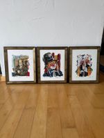 3er Set Clown-Bilder
