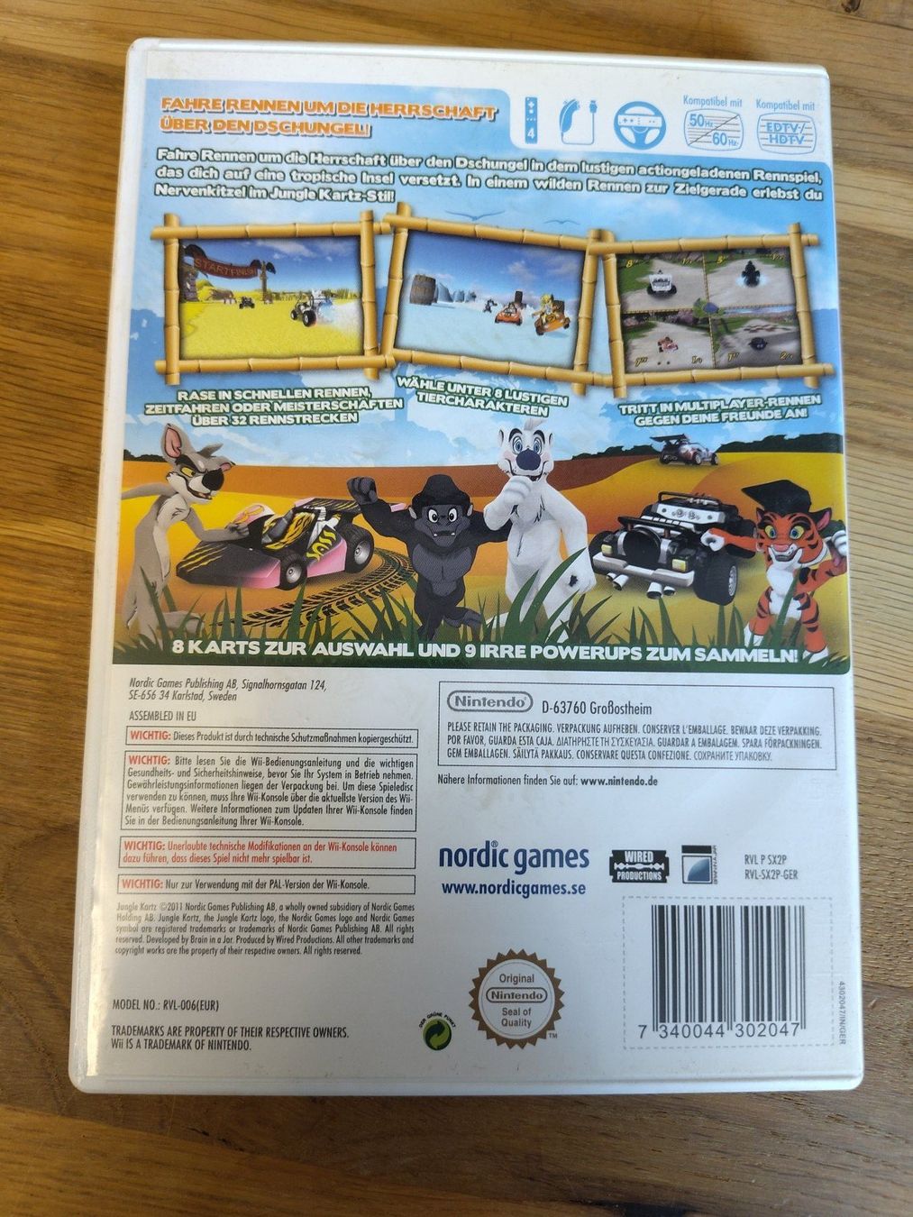 Nintendo Giochi: Jungle Kartz - Nintendo Wii – Usato da Kloten venduto da SuperRetroPixels 1