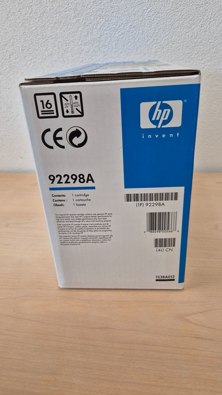 Hewlett Packard Cartucce per stampanti & toner: HP LaserJet 98A Toner Schwarz – Nuovo e nell'imballaggio originale da Elgg venduto da computerbrocki 3