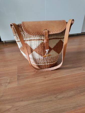 Sisal Tasche Terracotta von Jenna Bee