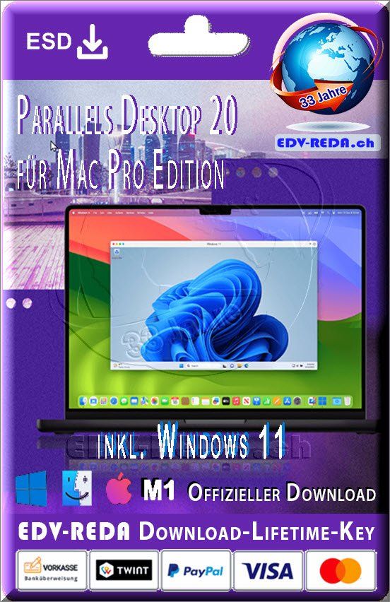 Microsoft Software: Parallels Desktop 20 PRO Edition Lifetime Original – Nuovo (secondo la descrizione) da Langenthal venduto da Reda