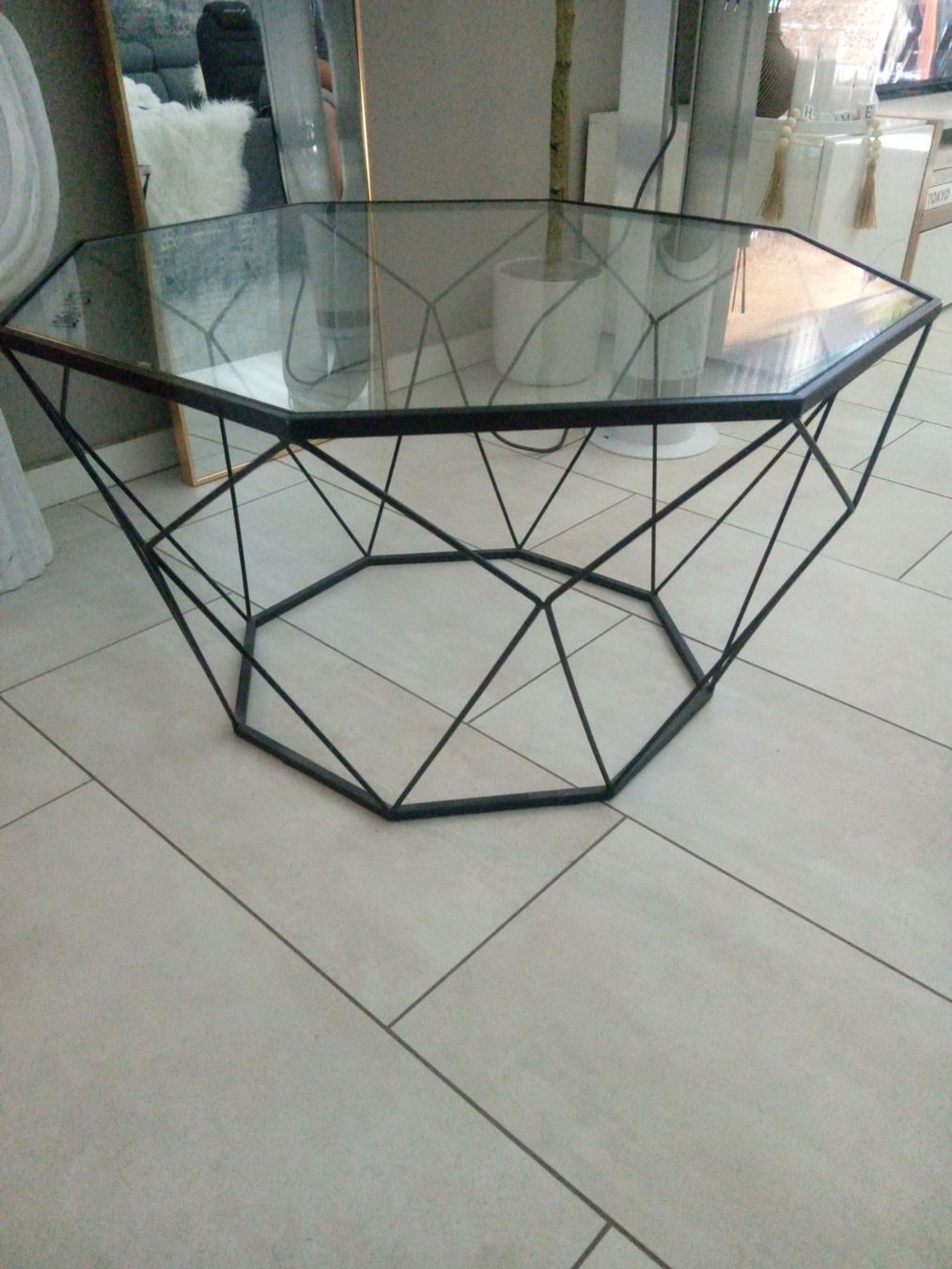 Maisons du monde Tavoli: Table basse maison du monde hexagonale – Usato da Colombier NE venduto da Ladym3 4