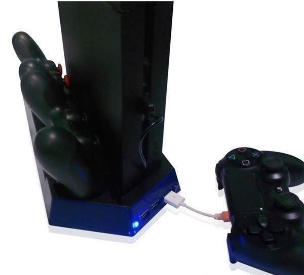 Adattatori & Cavi: PS4 Console Cooler Dual-Ladestation Stat – Nuovo e nell'imballaggio originale da Unterägeri venduto da RmOnline 5