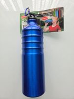 Trinkflasche Alu blau