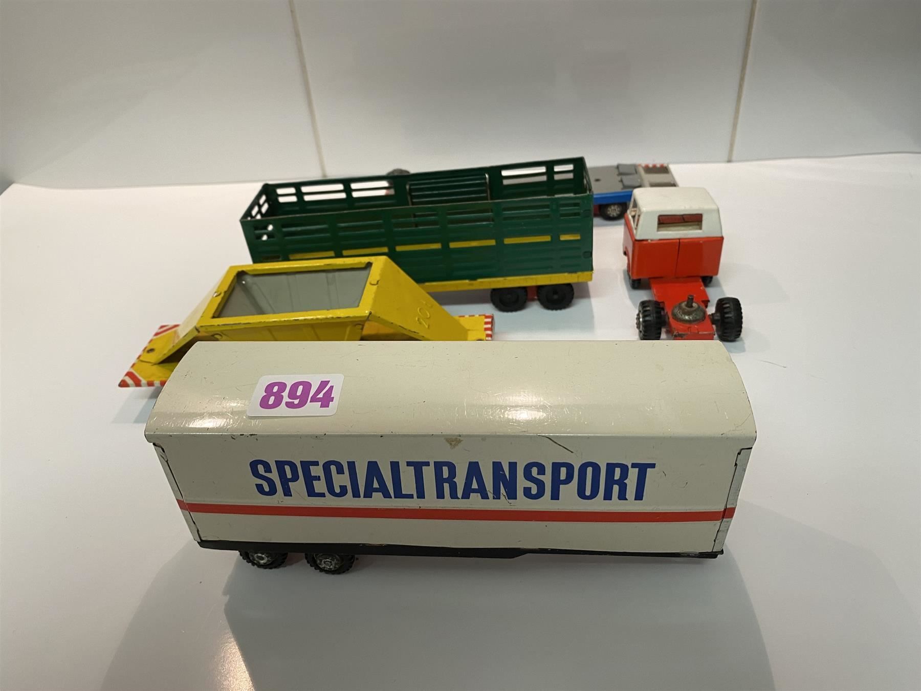 Giocattoli: DDR-MSB Set 4 Auflieger + Zugmaschine – Usato da Kerzers venduto da tisyayasuBE 5