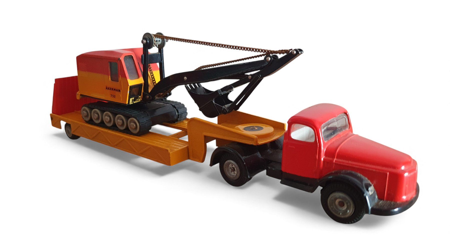 Tekno Modellautos: Tekno Volvo Tieflader mit Löffelbagger – Gebraucht aus Rickenbach b. Wil von klassikmarkt.ch 5