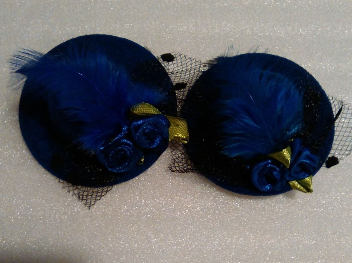 Accessori per capelli: HAARKLIPS 2 stück,,blau – Nuovo (secondo la descrizione) da Basel venduto da bijoutrie_4 1