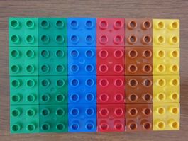 Lego Duplo (G79) 24 Bausteine 2x2 Noppen