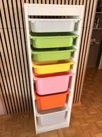 IKEA TROFAST Regal weiss inkl. 7 bunten Boxen
