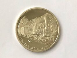 Gedenkmünze Spanisch Brötli-Bahn