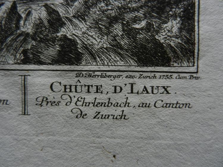 Gravures: Erlenbach Wasserfall – D'occasion à Risch par Rischli15 3