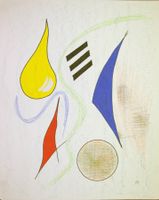 Acryl auf Papier: He III