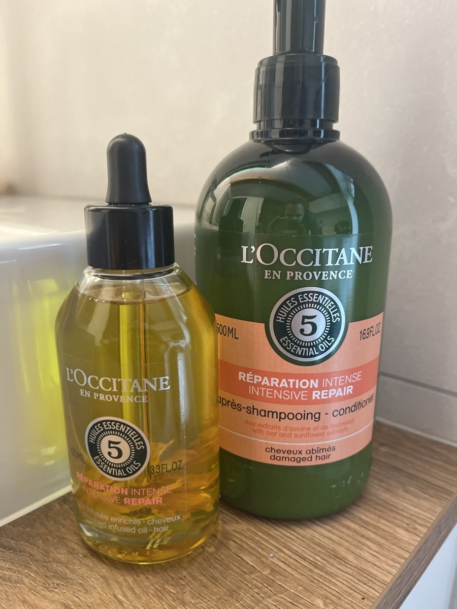 L'Occitane Prodotti per capelli: L‘Occitane Conditioner + Haaröl NP 90 Fr – Nuovo e nell'imballaggio originale da Wädenswil venduto da dorodi