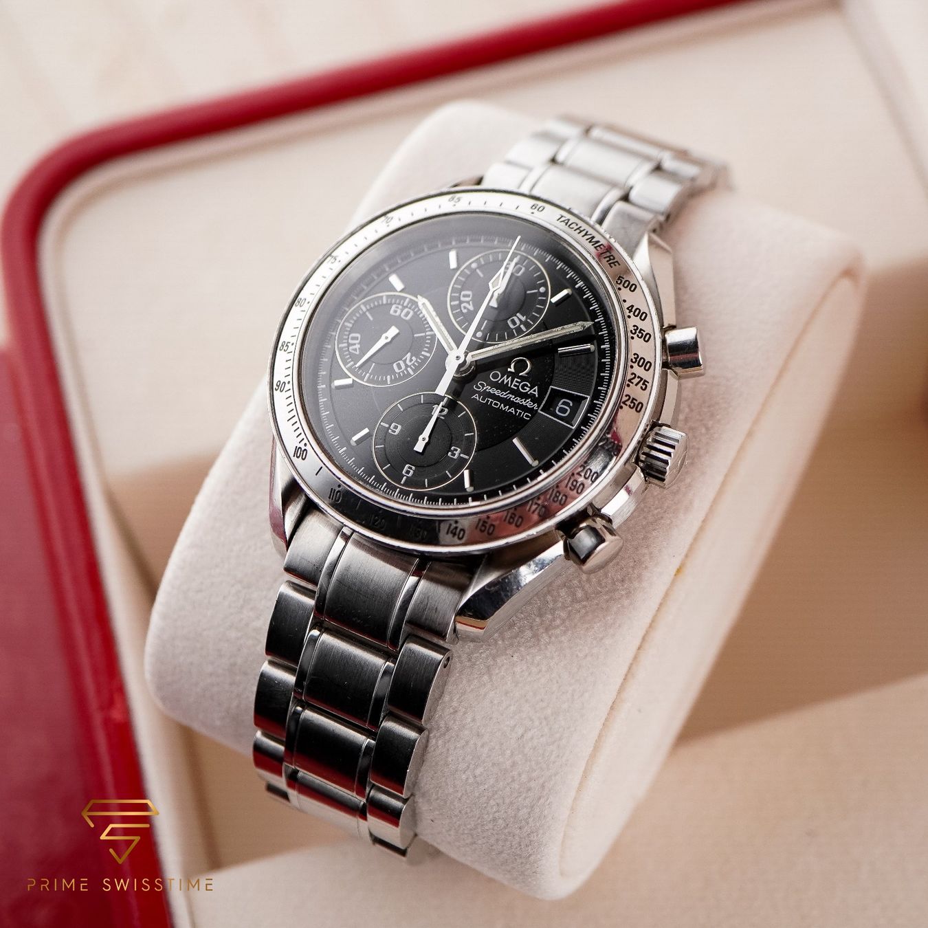 Omega Orologi: Omega Speedmaster Date / 3513.50 /Full Set/2002/Serv'25 – Usato da Luzern venduto da PrimeSwissTime 3