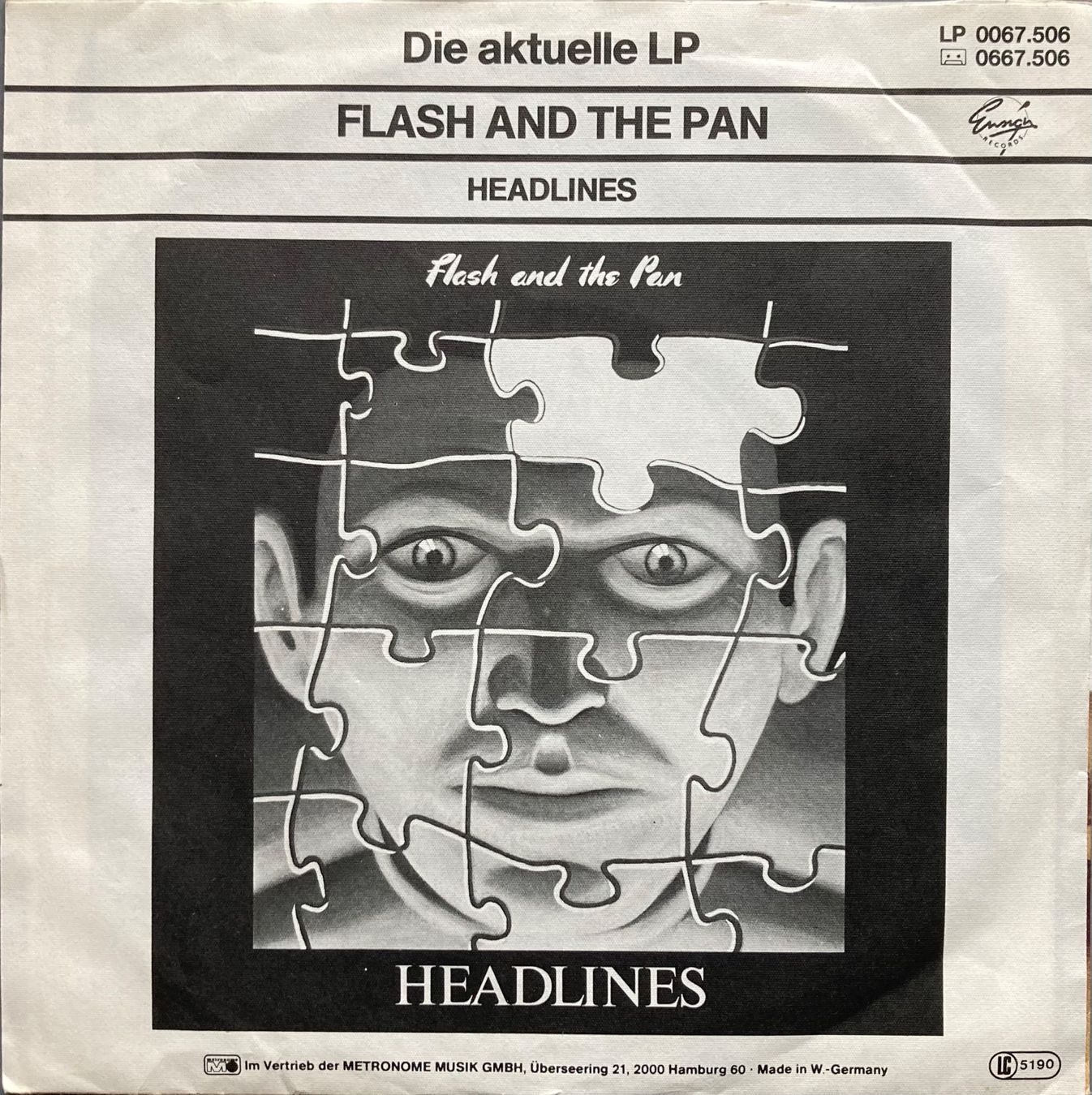 Schallplatten: FLASH AND THE PAN - WAITING FOR A TRAIN – Gebraucht aus Poliez-Pittet von Newtown-Records 1