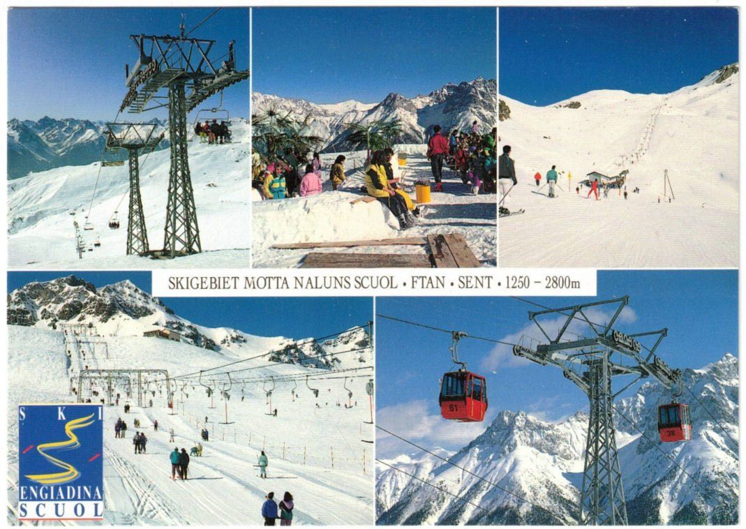 Cartoline postali: Scuol - 5 Bild AK – Usato da Binningen venduto da Mountainrider