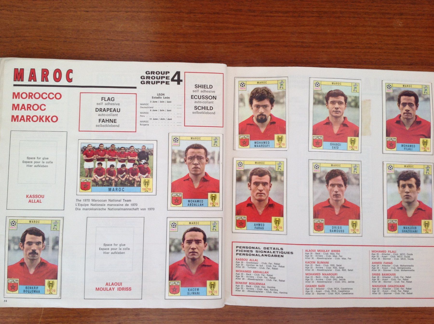 Panini Carte collezionabili: foot mundial WM Mexico 70 - Album Panini – Usato da Vuiteboeuf venduto da broticaire 7