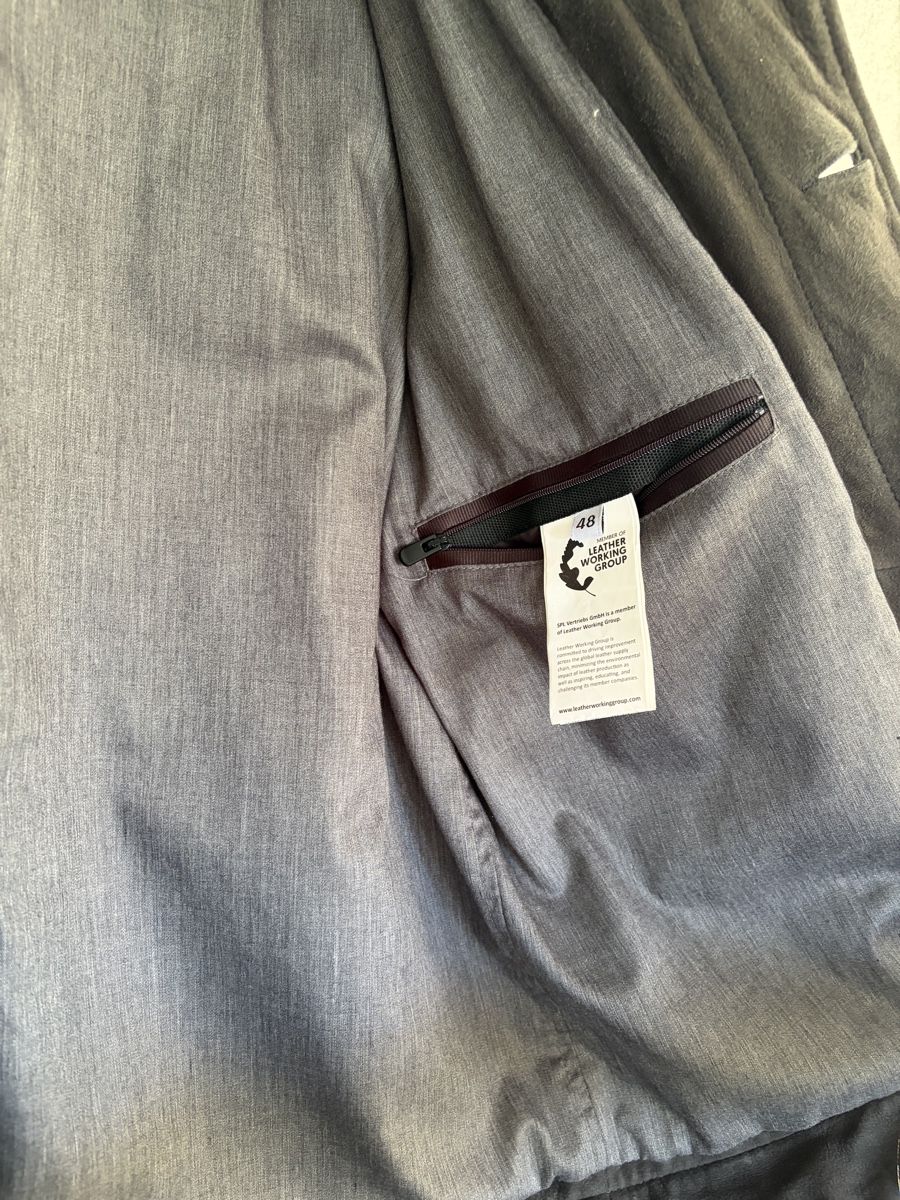 Strellson Giacche: Lederjacke Strellson Gr 48, blaugrau – Nuovo (secondo la descrizione) da Wädenswil venduto da haeppu 2