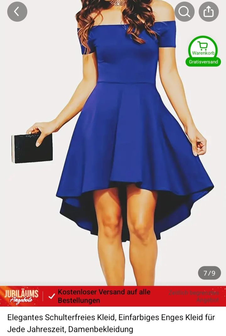 Vestiti: Blaues Kleid – Nuovo (secondo la descrizione) da Aarburg venduto da chregi79 2