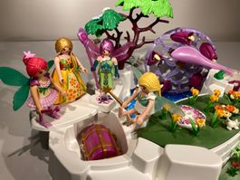 Playmobil, Prinzessin und Feen am Kristallsee mit Wasserrad