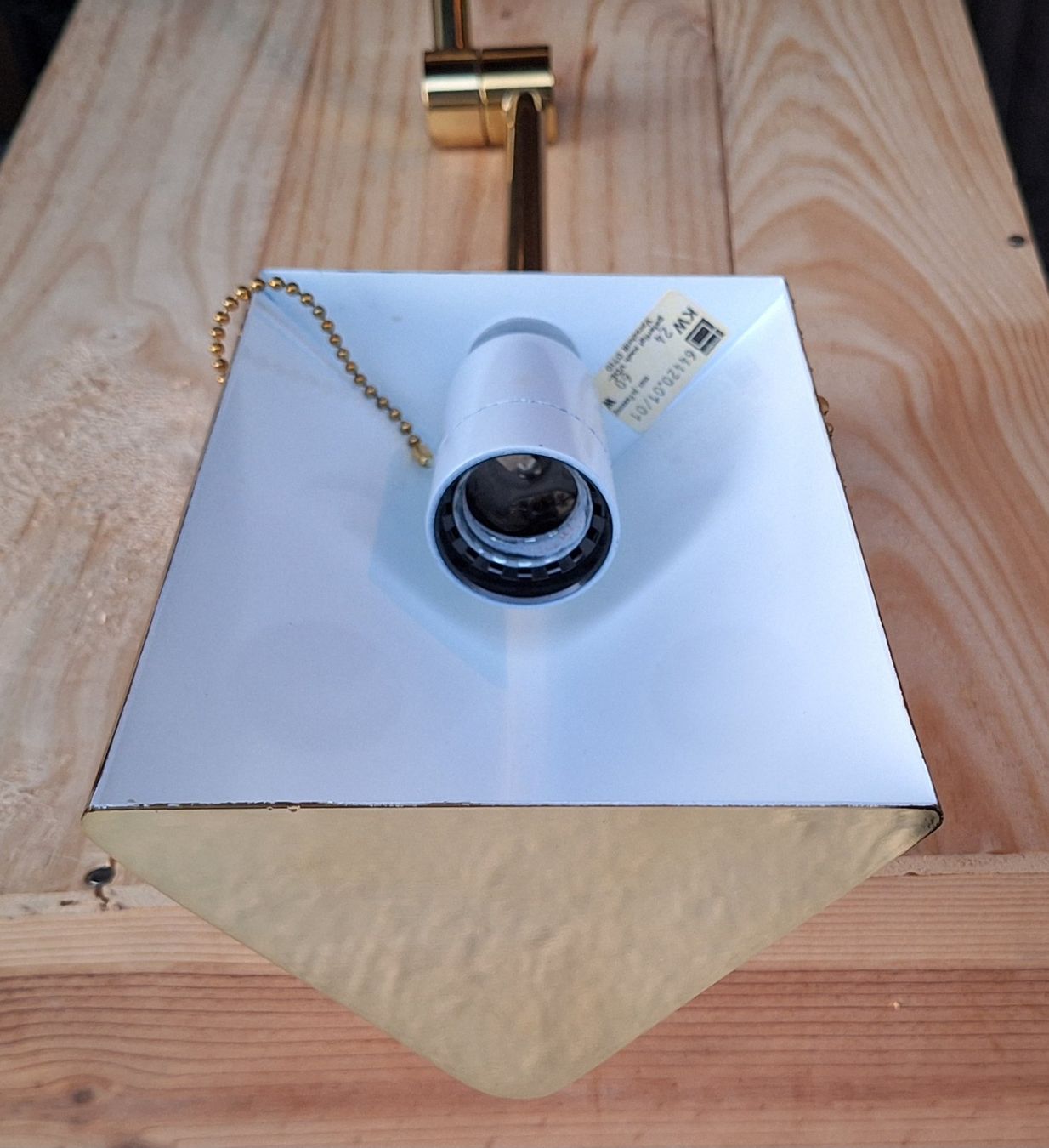 Lampade: Elegante Messing Wandleuchte, verstellbar – Usato da Weinfelden venduto da JoeBaer 6