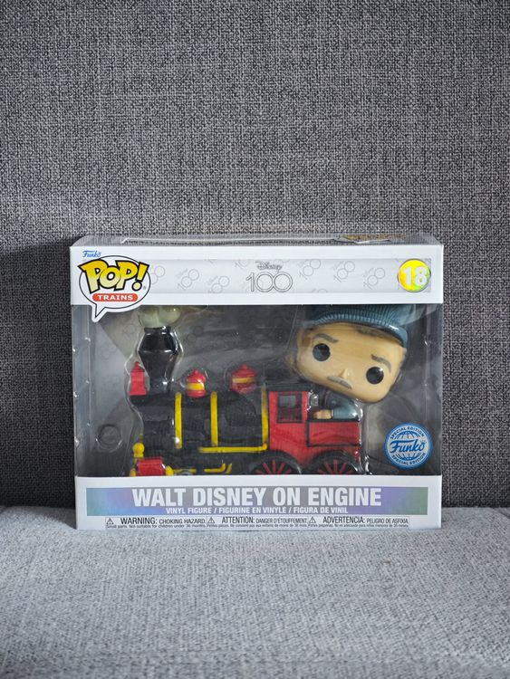 FUNKO POP! TRAIN - WALT DISNEY ON ENGINE, DISNEY100, NEW | Kaufen Auf ...