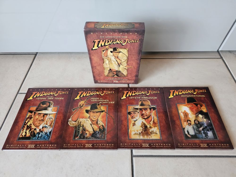 Indiana Jones - 4 DVD Box / Die komplette Movie Collection (Gebraucht ...