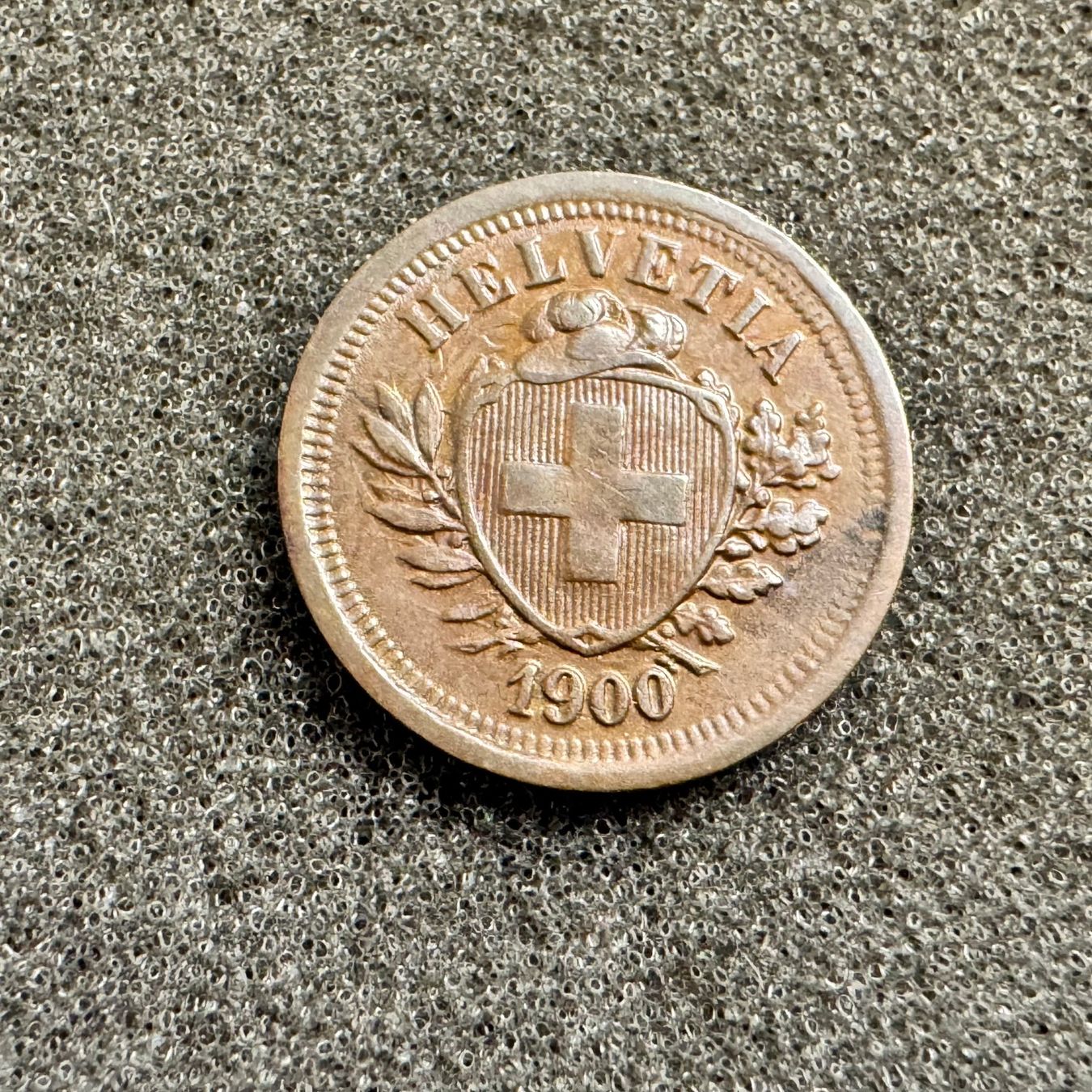 Tutti le monete: 1 Rappen Wappen Schweiz 1900 – Usato da Reitnau venduto da Coinhouse
