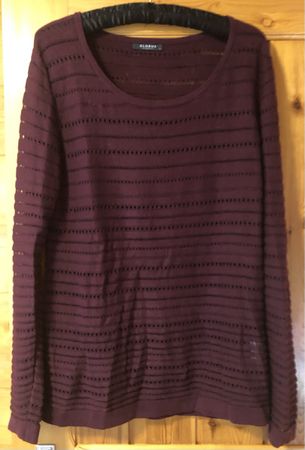 PULLOVER, violett, Gr.L