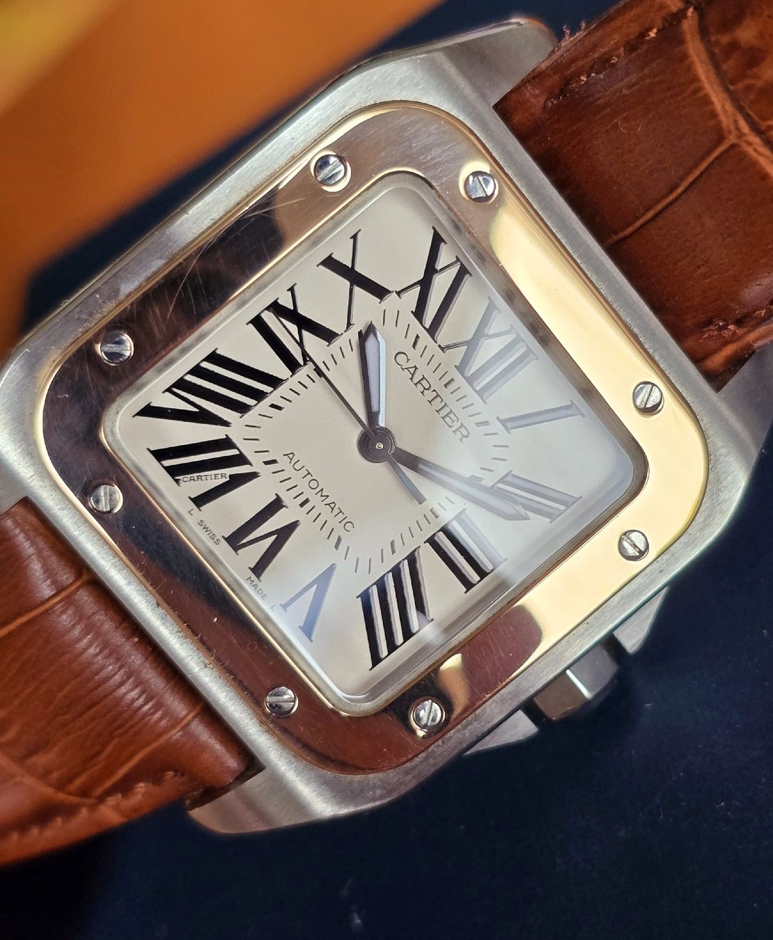 Cartier Orologi: Cartier Santos 100 Medium Automatic – Usato da Basel venduto da TimelessWanderer 3