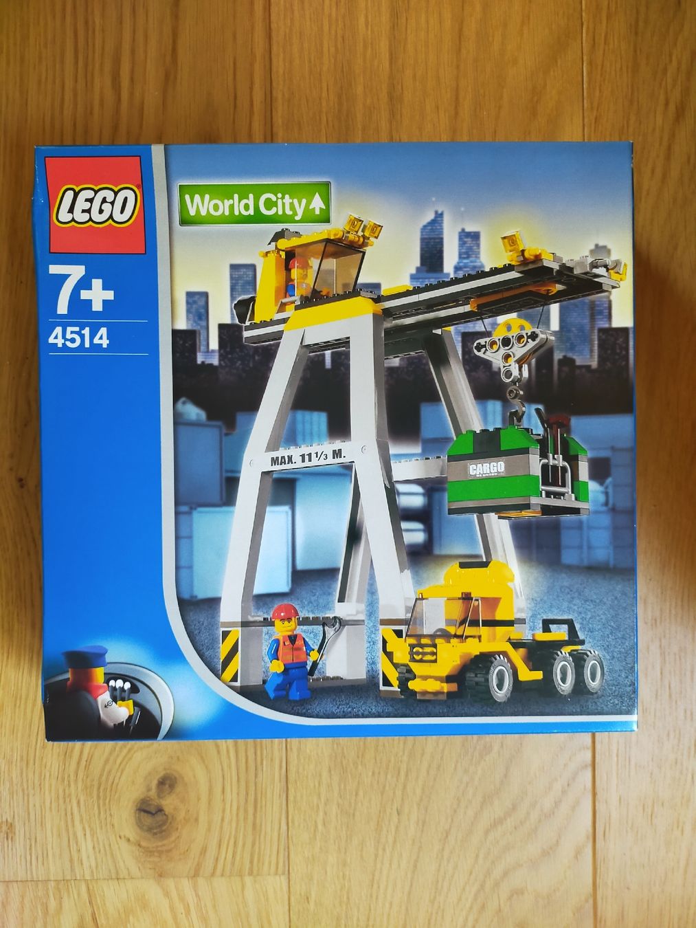 Lego Giocattoli: Lego 4514 Cargo Crane Train – Nuovo e nell'imballaggio originale da Vallamand venduto da Minifigure